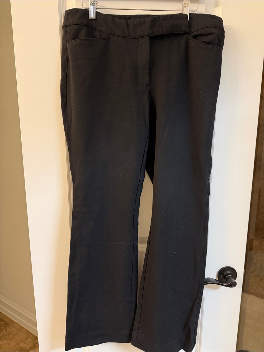 White House Black Market Black Bootcut Dress Pants